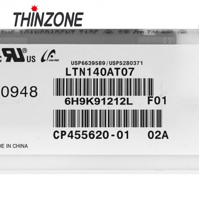 卸売14.0」1366*768 LCDの表示LTN140AT07/LP140WH4-TLA1 TFT-LCD lcdのラップトップの取り替えスクリーン